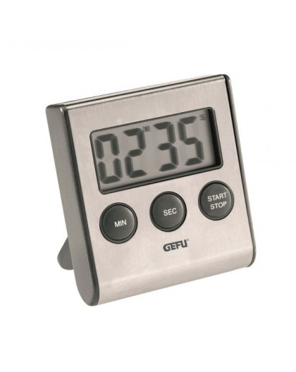 GEFU CONTARE Digital kitchen timer Black, Stainless steel