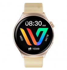 Weofly Curve Smartwatch - Multifunction Watch Bluetooth 5.3 Gold