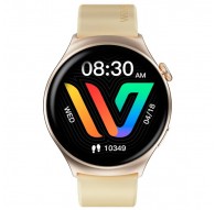 Weofly Curve Smartwatch - Multifunction Watch Bluetooth 5.3 Gold