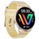 Weofly Curve Smartwatch - Multifunction Watch Bluetooth 5.3 Gold