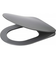 Slim soft-close toilet seat