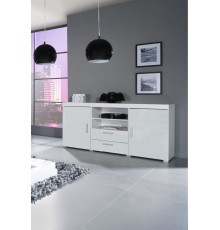 Cama sideboard SAMBA white/white gloss