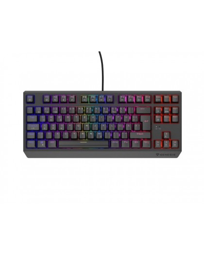 ИГРОВАЯ КЛАВИАТУРА GENESIS THOR 230 TKL DE RGB МЕХАНИЧЕСКАЯ OUTEMU RED ЧЕРНАЯ С ГОРЯЧЕЙ ЗАМЕНОЙ