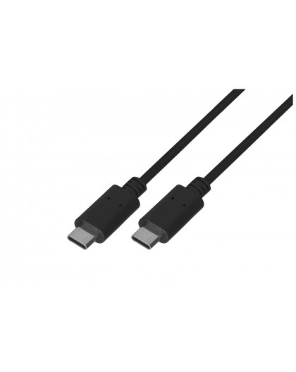 Lanberg CA-CMCM-10CU-0010-BK kabel USB 2.0 1m USB-C M/M Black