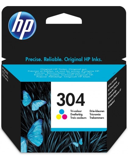 HP 304 Original Cyan, Magenta, Yellow