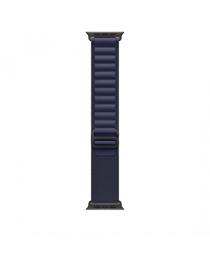 Apple 49mm Navy Alpine Loop - Large - Black Titanium Finish