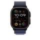 Apple 49mm Navy Alpine Loop - Large - Black Titanium Finish