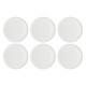 Set of 6 Essenziale Gourmet dinner plates - White, 26 cm