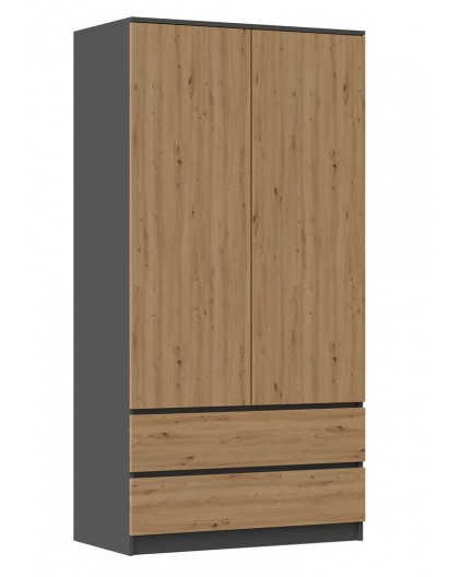 Topeshop SZAFA MALWA AN/AR K bedroom wardrobe/closet 5 shelves 2 door(s)