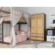 Topeshop SZAFA MALWA AN/AR K bedroom wardrobe/closet 5 shelves 2 door(s)