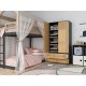 Topeshop SZAFA MALWA AN/AR K bedroom wardrobe/closet 5 shelves 2 door(s)
