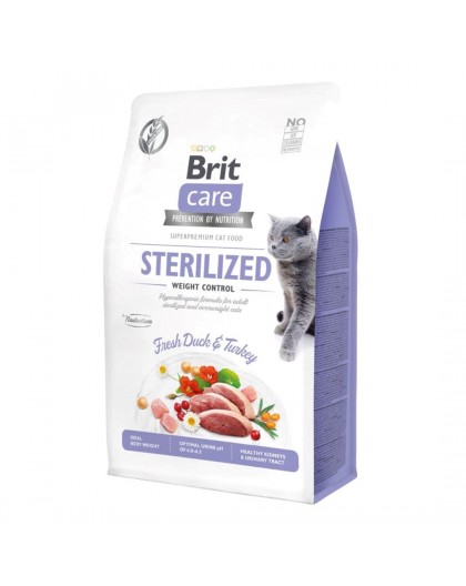 BRIT Care Sterilized Weight Control - dry cat food - 7 kg