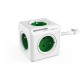 Allocacoc PowerCube Extended Type E power extension 1.5 m 5 AC outlet(s) Indoor Green