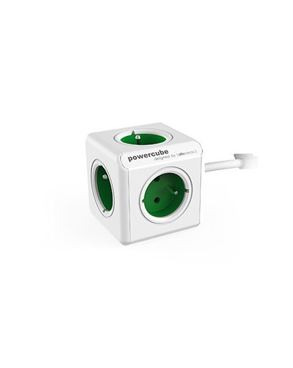 Allocacoc PowerCube Extended Type E power extension 1.5 m 5 AC outlet(s) Indoor Green