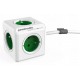 Allocacoc PowerCube Extended Type E power extension 1.5 m 5 AC outlet(s) Indoor Green