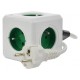 Allocacoc PowerCube Extended Type E power extension 1.5 m 5 AC outlet(s) Indoor Green