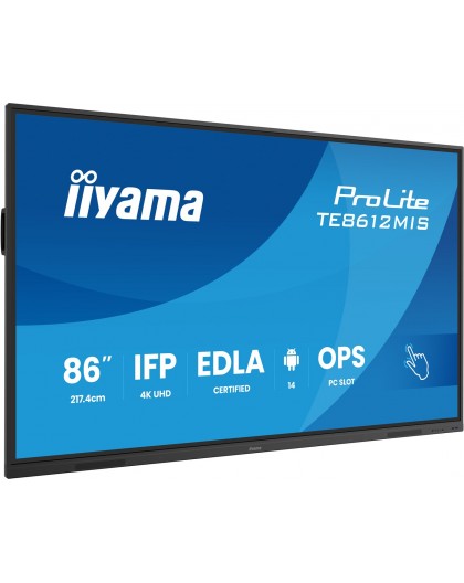 iiyama 86" Interactive 4K UHD Touchscreen elevating interactive collaboration