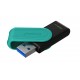 Kingston Technology DataTraveler 128GB Portatiivne USB 3.2 Gen 1 Exodia S (Must/Türkiis)