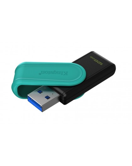 Kingston Technology DataTraveler 128GB Портативный USB 3.2 Gen 1 Exodia S (Черный/Бирюзовый)