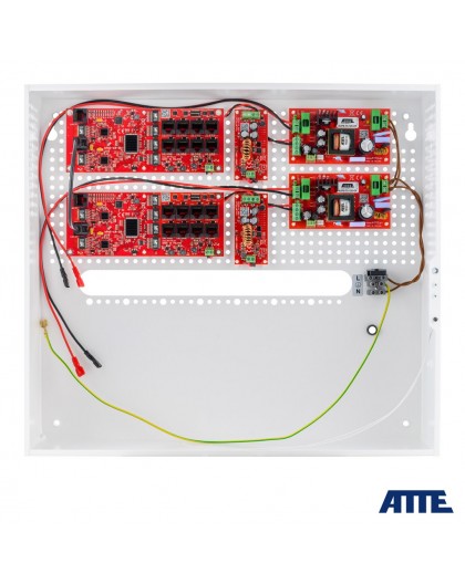 Buffer set for 16 IP switch cameras Po 16P+2G ATTE IPUPS-16-20-H