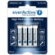 Alkaline batteries everActive Pro Alkaline LR6 AA - blister card - 4 pieces