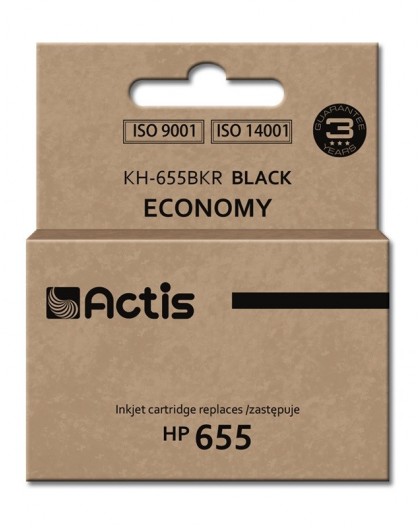 Actis KH-655BKR Ink (replacement HP 655 CZ109AE Standard 20 ml black)