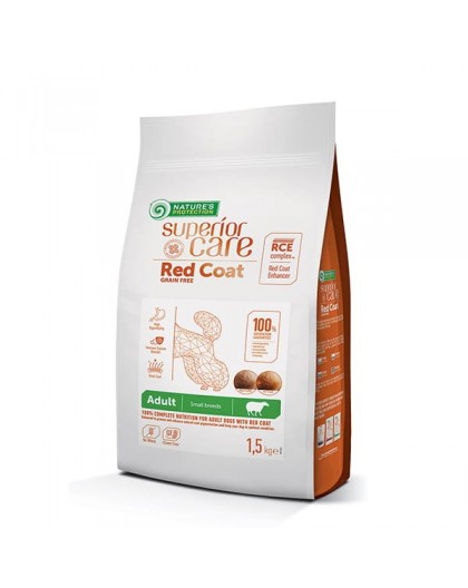 NATURE'S PROTECTION Superior Care Red Coat Grain Free Adult Small Lamb - dry dog ​​food - 1.5 kg