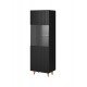 Display cabinet PAFOS 60x40x182 matte black