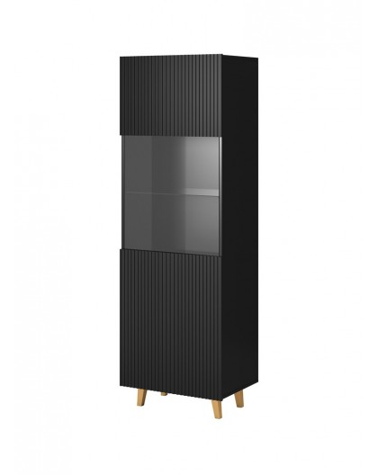 Display cabinet PAFOS 60x40x182 matte black