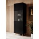 Display cabinet PAFOS 60x40x182 matte black