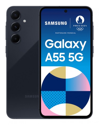 Samsung Galaxy A55 5G 16.8 cm (6.6") Hybrid Dual SIM USB Type-C 8 GB 128 GB 5000 mAh Navy