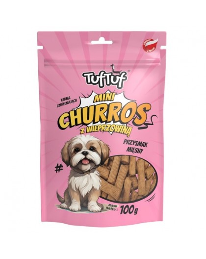 TUF TUF Mini Churros with pork - dog treat - 100g