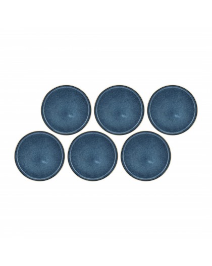 ROSE&TULIP ARPEGGIO Set of 6 Salad Plates 21 cm