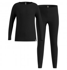 Odlo Set long MERINO 200 KIDS children's underwear set, size 164 cm, black