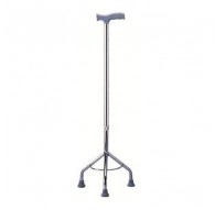 Rehabilitation tripod walking stick