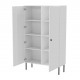 PALAZZO BIS display cabinet 100x39x166 white matt