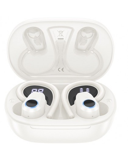 Hoco EQ8 Pure Joy Headset Wireless In-Ear Calls/Music Bluetooth White
