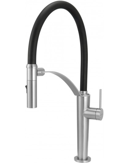 Kitchen faucet with flexible spout - 2 types of spray