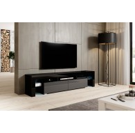 Cama TV stand TORO 200 black/grey gloss