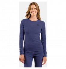 Odlo BL TOP crew neck l/s ACTIVE WARM long-sleeved thermal underwear, size M, blue