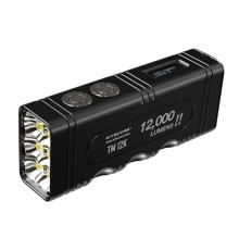 Nitecore TM12K flashlight Black Tactical flashlight LED
