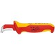 Knipex 98 55 SB utility knife Red, Yellow Fixed blade knife