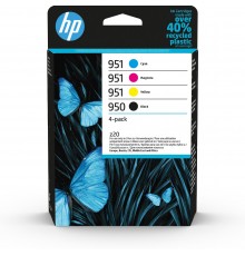 HP 950 Black/951 Cyan/Magenta/Yellow 4-pack Original Ink Cartridges