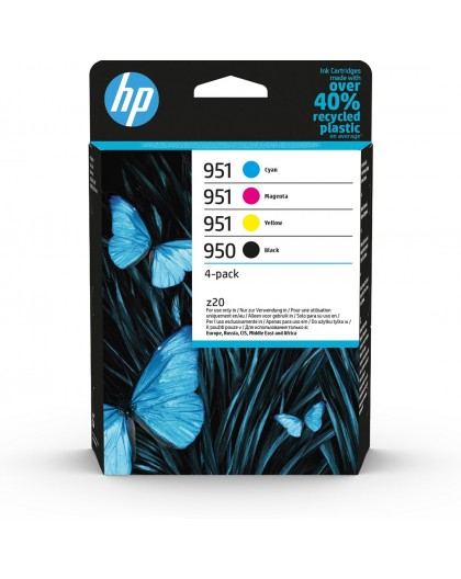 HP 950 Black/951 Cyan/Magenta/Yellow 4-pack Original Ink Cartridges