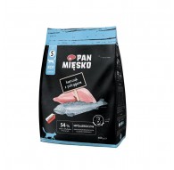 PAN MIĘSKO Chicken with trout S - dry cat food - 400g