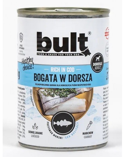 BULT Rich in cod - Wet dog food - 400 g