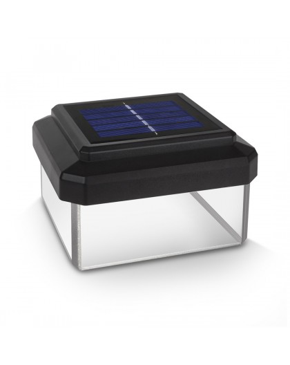 GreenBlue GB128 LED Fence Post Solar Lamp 100*100 with Dusk Sensor