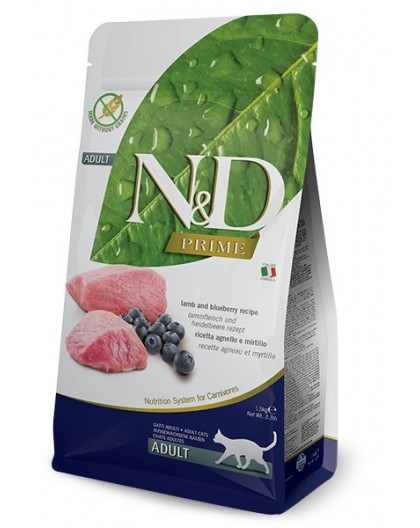 FARMINA N&D Prime Lamb & Blueberry - dry cat food - 1.5kg