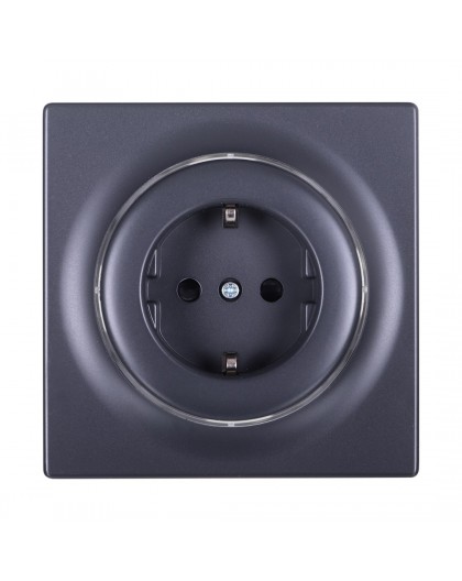 Fibaro FGWSONF-011-8 socket-outlet Type F Black