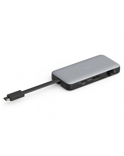 Digitus USB-C Travel Docking Station, 7-Port